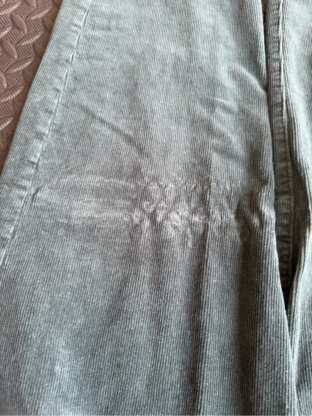 Universal Thread Straight-Leg Corduroy Jeans in Sage - Picture 4 of 4